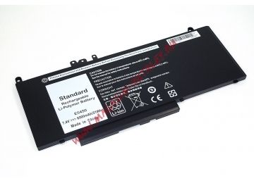 Аккумулятор OEM (совместимый с 6MT4T, 79VRK) для ноутбука Dell Latitude E5450 7.4V 51Wh (6800mAh) черный