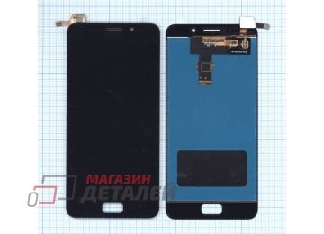 Дисплей (экран) в сборе с тачскрином для Asus ZenFone 3S Max ZC521TL черный