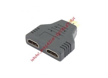 Разветвитель HDMI папа на 2 мама