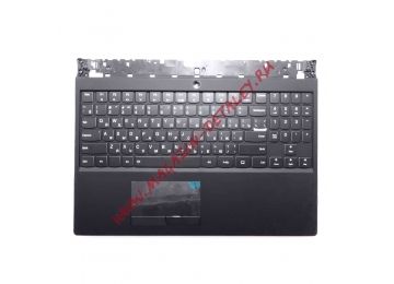Клавиатура (топ-панель) для ноутбука Lenovo Legion Y530-15ICH черная c черным топкейсом