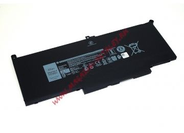 Аккумуляторная батарея (аккумулятор) F3YGT для ноутбука Dell Latitude 12 7290, 13 7380, 7390, 14 7480, 7490 7.6V 7500mAh Premium