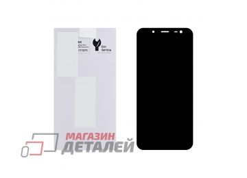 Дисплей (экран) в сборе с тачскрином для Samsung Galaxy J6 2018 (J600F) черный Super AMOLED (Premium SC LCD)