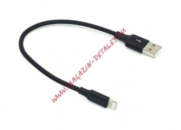 Кабель для зарядки Apple USB - Lightning 8pin 25 см, черный