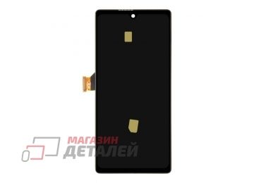 Дисплей (экран) в сборе с тачскрином для Google Pixel 6a OLED черный