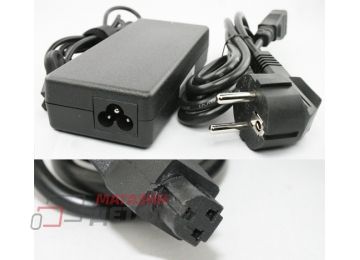 Блок питания (сетевой адаптер) для ноутбуков Dell 20V 3.5A 72W трапеция 3 пина черный, с сетевым кабелем
