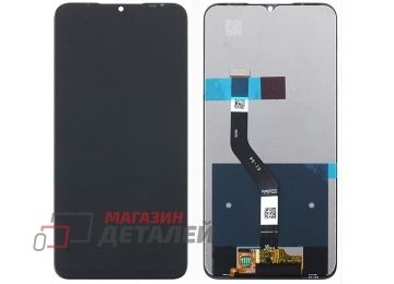 Дисплей (экран) в сборе с тачскрином для Meizu Note 9 черный