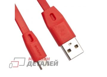 USB Дата-кабель Remax Full Speed Micro USB 1м (красный)