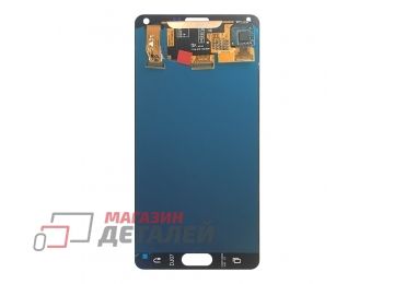 Дисплей (экран) в сборе с тачскрином для Samsung Galaxy Note 4 SM-N910C, SM-N910H серебристый (TFT-совместимый)