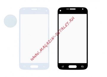 Стекло для переклейки Samsung G800F Galaxy S5 mini белое