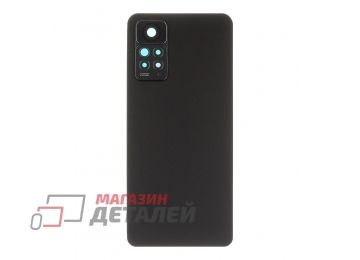 Задняя крышка для Xiaomi Redmi Note 11 Pro 4G, 5G со стеклом камеры (черный)