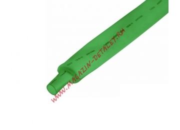 Термоусадочная трубка Rexant 5,0/2,5 мм зеленая (1м) 20-5003