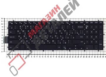 Клавиатура для ноутбука Dell Vostro 15-3583, 3584, 5568 черная