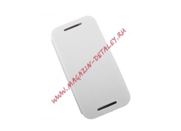 Чехол из эко – кожи PIPILU FIBCOLOR для HTC One M8 mini раскладной, белый