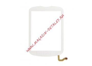 Сенсорное стекло (тачскрин) для Alcatel OT-710, 710D белый