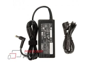 Блок питания (сетевой адаптер) для ноутбука Acer 19V 3.42A 65W 5.5x1.7 мм черный, с сетевым кабелем