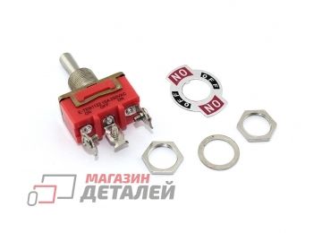 Тумблер E-TEN1122, 250V, 15А, 3 контакта, клеммы под винт, ON–OFF–ON