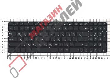 Клавиатура для ноутбука Asus X541 X541NA X541NC черная