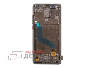 Дисплей (экран) в сборе с тачскрином для Xiaomi Mi 9T, Mi 9T Pro, Redmi K20, K20 Pro черный с рамкой OLED