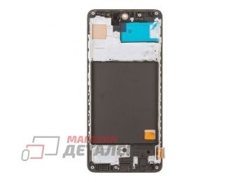 Дисплей (экран) в сборе с тачскрином для Samsung Galaxy A51 SM-A515 черный с рамкой (Incell)