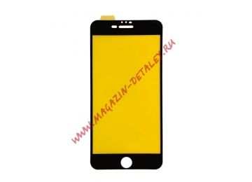 Защитное стекло для iPhone 6/6s Plus Full Glue Glass 10D 0,3 мм (желтая подложка)