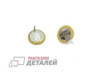 Батарейка биос (CMOS) CR1225-VBY2 3V 48mAh 2 угловых контакта под пайку