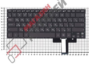 Клавиатура для ноутбука Asus Transformer Book TX300 TX300C TX300CA черная