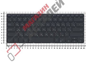 Клавиатура для ноутбука Asus BU400 BU400A BU400V черная без рамки