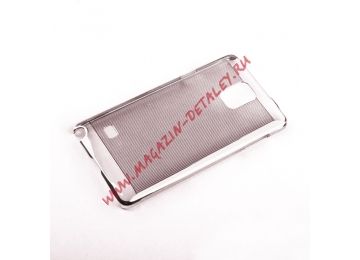Защитная крышка Peacoction IMPRESSIVE для Samsung N910C Galaxy Note 4 серебряная