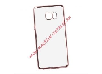 Защитная крышка HOCO Black Series Plating TPU Cover для Samsung Galaxy Note 7 розовое золото