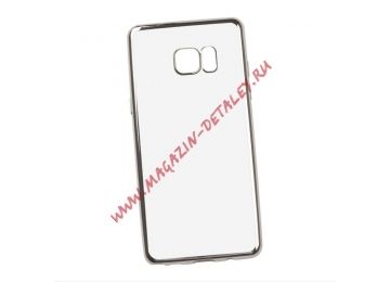 Защитная крышка HOCO Black Series Plating TPU Cover для Samsung Galaxy Note 7 серебряная