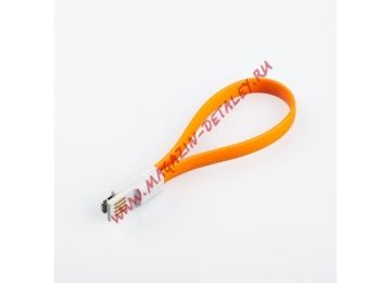 USB Дата-кабель на магните для Apple 8 pin, оранжевый, коробка