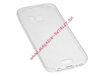 Силиконовый чехол для Samsung Galaxy S7 TPU Case 360° прозрачный