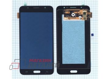 Дисплей (экран) в сборе с тачскрином для Samsung Galaxy J7 (2016) SM-J710F черный (Premium LCD)