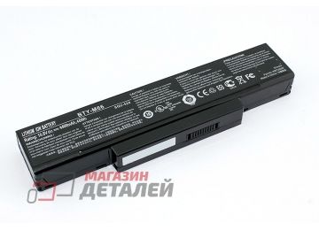 Аккумулятор M740BAT-6 для ноутбука Clevo M740 11.1V 48.84Wh (4400mAh) черный Premium