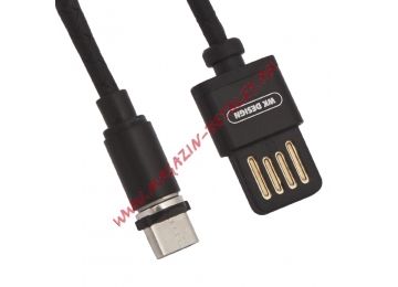 USB кабель WK Attraction WDC-046 USB Type-C черный