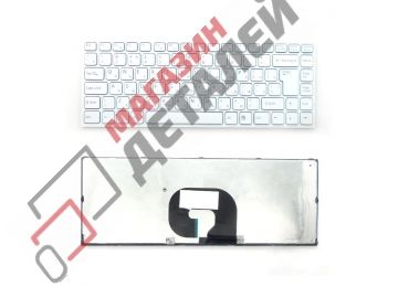 Клавиатура для ноутбука Sony Vaio VPC-Y белая с белой рамкой