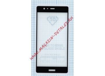 Защитное стекло с полным покрытием дисплея для Huawei P9 Plus черное