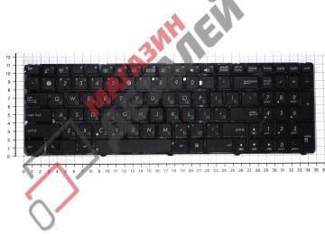 Клавиатура для ноутбука Asus X53S X53U черная с черной рамкой