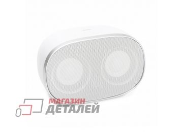 Bluetooth колонка WK ST600 BT 5.0, 2x5W, AUX, LED светомузыка (белая)