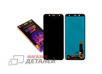 Дисплей (экран) в сборе с тачскрином для Samsung Galaxy A6 (2018) SM-A600F черный (ZeepDeep ASIA)