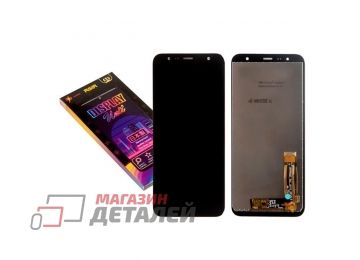 Дисплей (экран) в сборе с тачскрином для Samsung Galaxy J4+ (Plus) SM-J415F, Galaxy J6+ (Plus) SM-J610F черный (ZeepDeep ASIA)