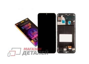 Дисплей (экран) в сборе с тачскрином для Samsung Galaxy A50 SM-A505FD белый с рамкой (ZeepDeep ASIA)