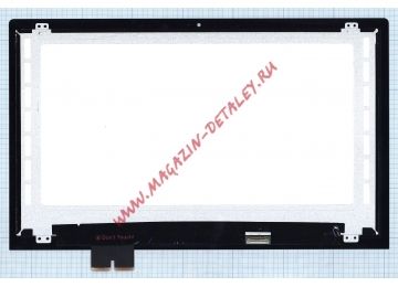 Экран в сборе (матрица + тачскрин) для Lenovo Edge 15 / для Lenovo Flex 2 Pro-15 черный