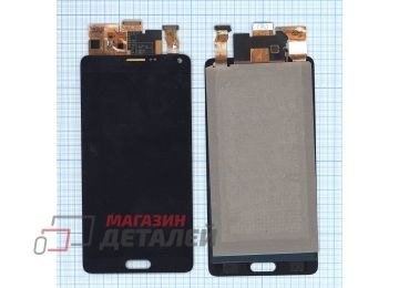 Дисплей (экран) в сборе с тачскрином для Samsung Galaxy Note 4 SM-N910C, SM-N910H черный (TFT-совместимый)