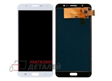 Дисплей (экран) в сборе с тачскрином для Samsung Galaxy J7 (2016) SM-J710F белый (TFT-совместимый)