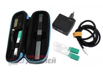 Комплект - паяльник Fnirsi HS02B + 2 наконечника + кабель