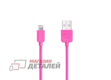 USB Дата-кабель REMAX RC-06i для Apple 8 pin 1 м. розовый