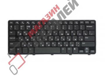 Клавиатура для ноутбука Dell Inspiron Mini 1090 1019 черная с черной рамкой