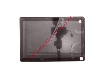 Дисплей (экран) в сборе с тачскрином для Lenovo Tab M10 TB-X505F, TB-X505L, TB-X505X 10.1" с рамкой черный
