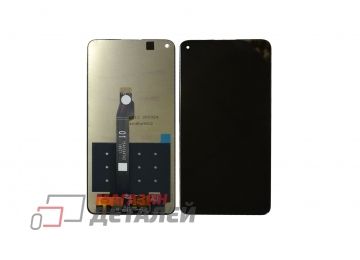Дисплей (экран) в сборе с тачскрином для Huawei Honor 30S, Nova 7 SE черный (Premium LCD)